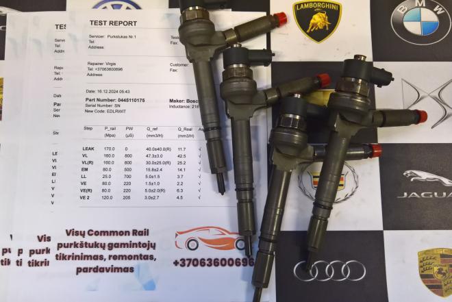 Kuro purkštukai Opel-Astra H. 0445110175-0