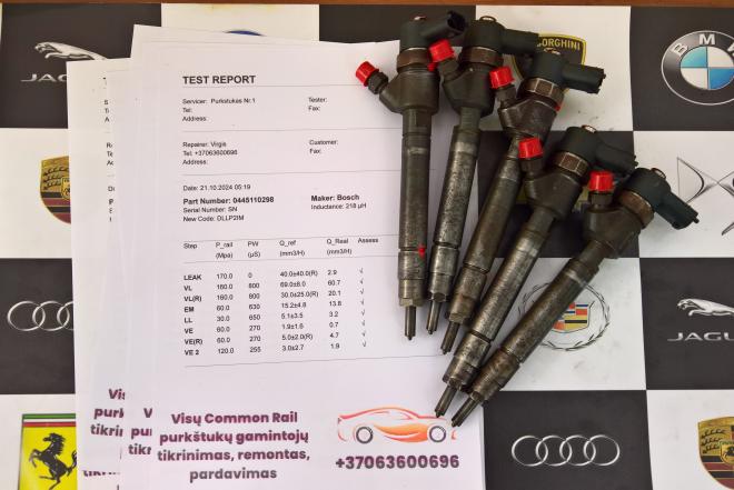 Kuro purkštukai Volvo-S80. 0445110298-0