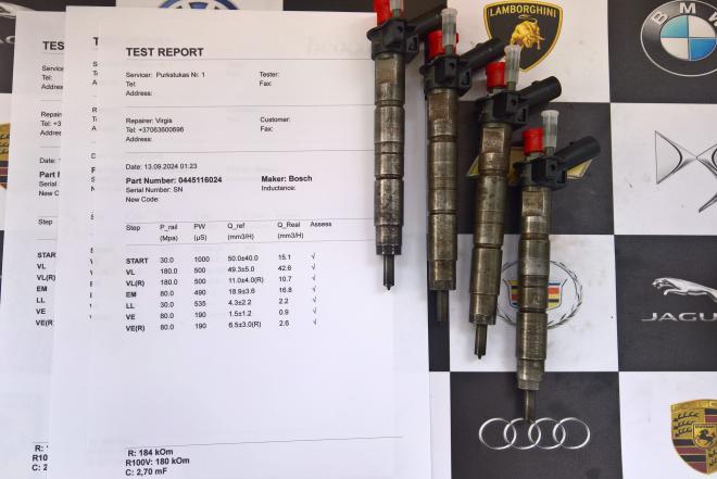 Kuro purkštukai Bmw-X5. 0445116024-0