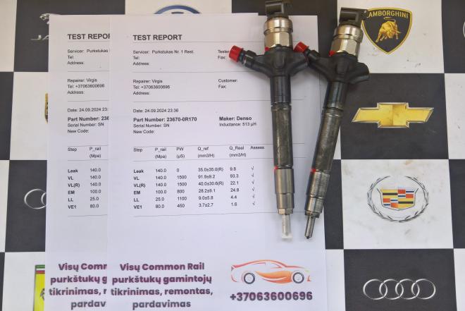 Kuro purkštukai Toyota-Rav4. 23670-0R170 (23670-0R020)-0