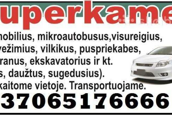 Automobiliu supirkimas, mikroautobusu, sunkvežimiu-0