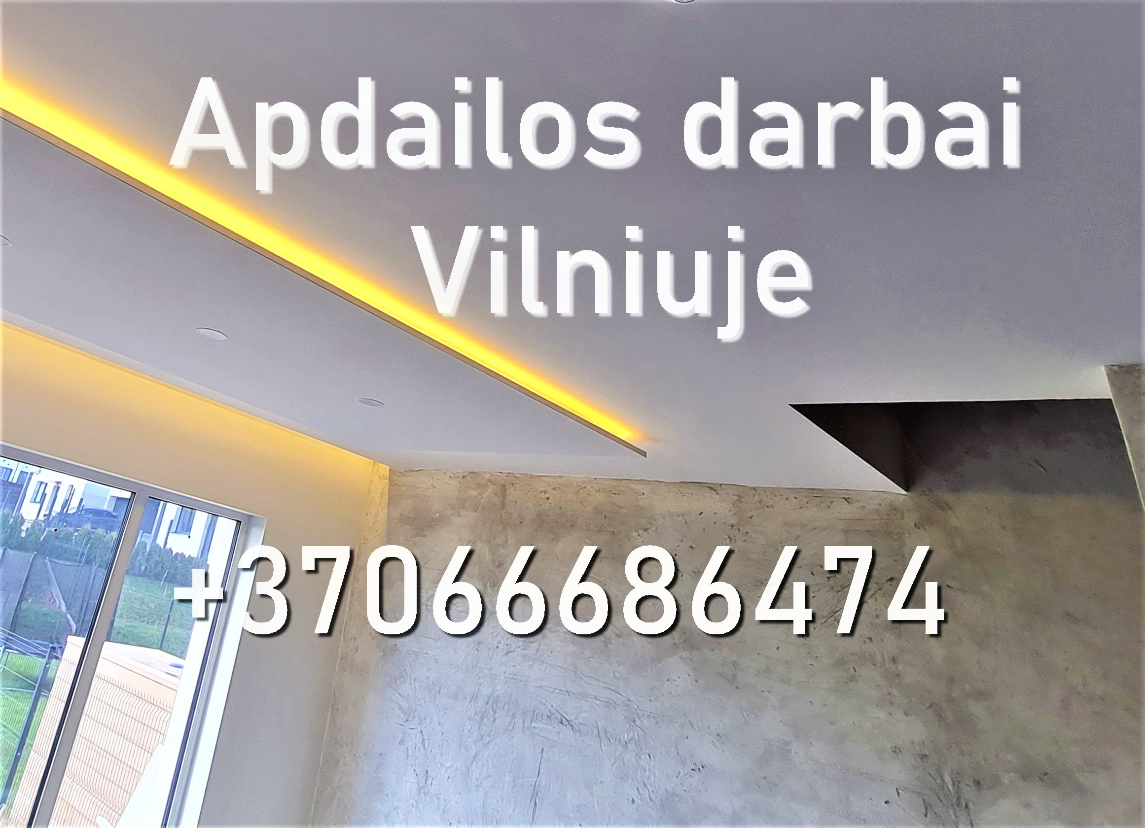 Apdailos darbai Villniuje be tarpininkų - Apdailos-Darbai.com-0