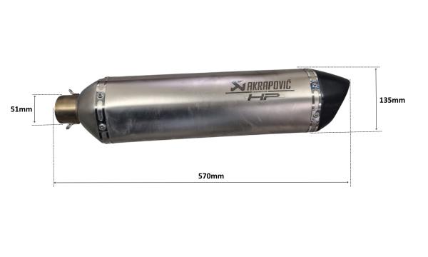 Duslintuvas motociklui Akrapovic-2