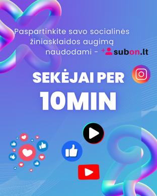 TikTok, facebook, instagram, YouTube sekėjų didinimas-0