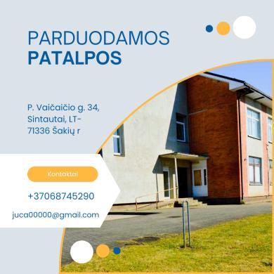 Parduodamos Patalpos Šakių Raj. Sintautuose-0