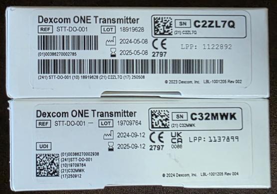 Dexcom One(G6) Sensors,Transmitter, Recever ir priedai-2