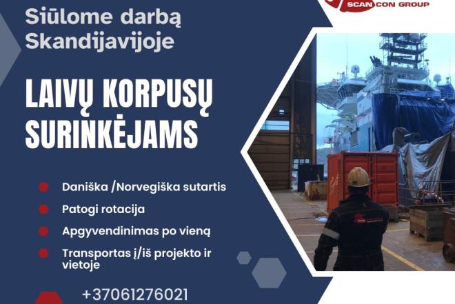 Darbas Laivų korpusų surinkėjams / Norvegijoje-0