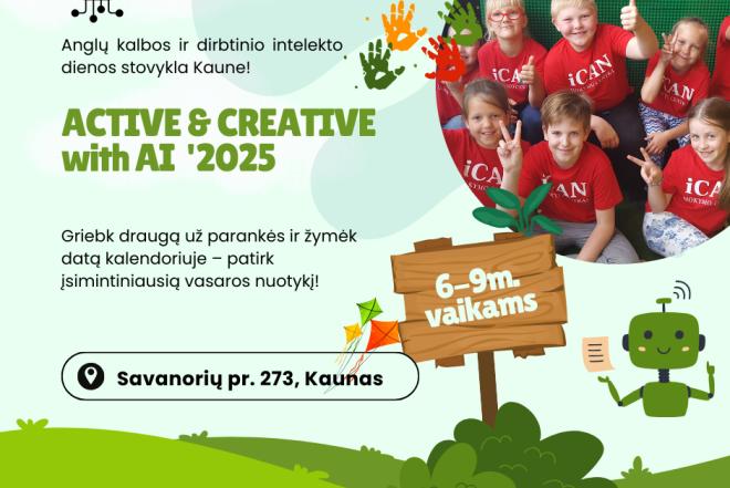 Anglų kalbos ir dirbtinio intelekto dienos stovykla Kaune!-0