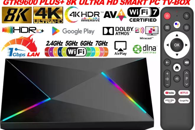 NAUJAS! 8K ULTRA PLUS+TV-BOX-VIRŠ 1000 GOOGLE TV-KANALŲ NEMOKAMAI!-0