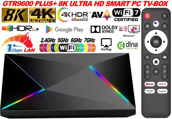 NAUJAS! 8K ULTRA PLUS+TV-BOX-VIRŠ 1000 GOOGLE TV-KANALŲ NEMOKAMAI!-0