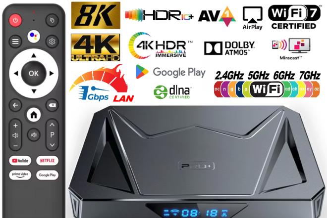 NAUJAS! 8K ULTRA PRO+ TV-BOX-VIRŠ 1000 GOOGLE TV-KANALŲ NEMOKAMAI!-0