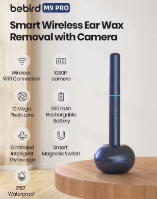 NAUJAS XIAOMI BEBIRD M9 PRO AUSŲ VALYMO Wi-Fi ENDOSKOPAS...-1