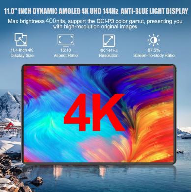 NAUJAS! 4K ULTRA TABLET PC 11.0"COLIŲ AMOLED+2SIM+GPS+5G-1