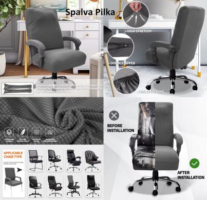 ŽAKARDO UŽVALKALAI ATNAUJINKITE SAVO SENA KOMPIUTERIO-BIURO KĖDĖ-4