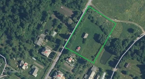 Senas rąstų namas didelis sklypas sodybai namui verslui-1
