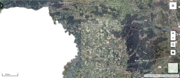 Parduodama rąstinė sodyba  Šakių r.sav. , Griškabūdžio k., J. Jablonskio g. 24-7
