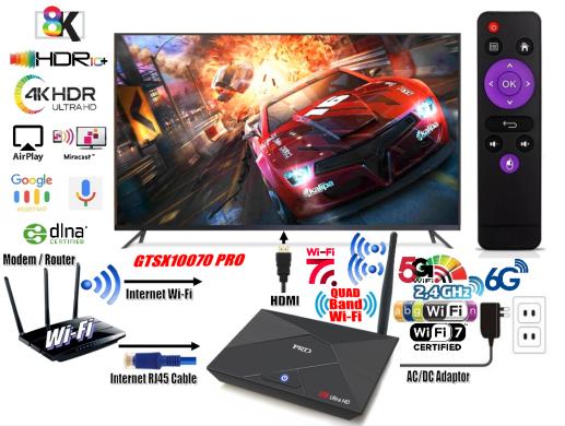 NAUJAS! PRO 8K ULTRA TV-BOX+VIRŠ 2000 GOOGLE TV PROGRAMŲ NEMOKAMAI-3
