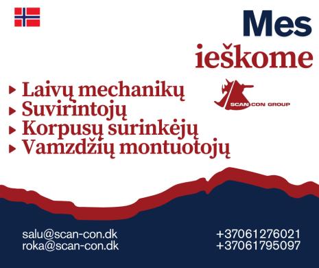 Ieškomi specialistai laivų statybos sektoriuje Norvegijoje-0