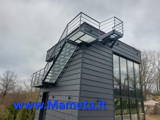 Metaliniai vidaus, lauko laiptai, turėklai, visos metalinės konstrukcijos-7