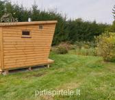 Karkasinės pirtys, mobili sauna, batska ant ratu-0