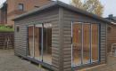 Karkasinės pirtys, mobili sauna, batska ant ratu-6