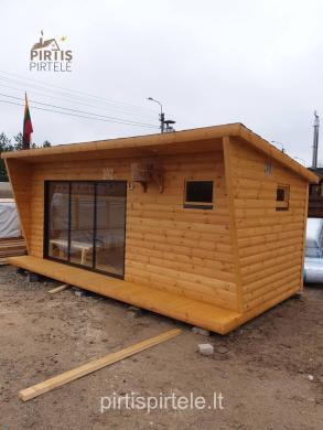 Pirtys pavėsinės sandėliukas sodo namelis-2