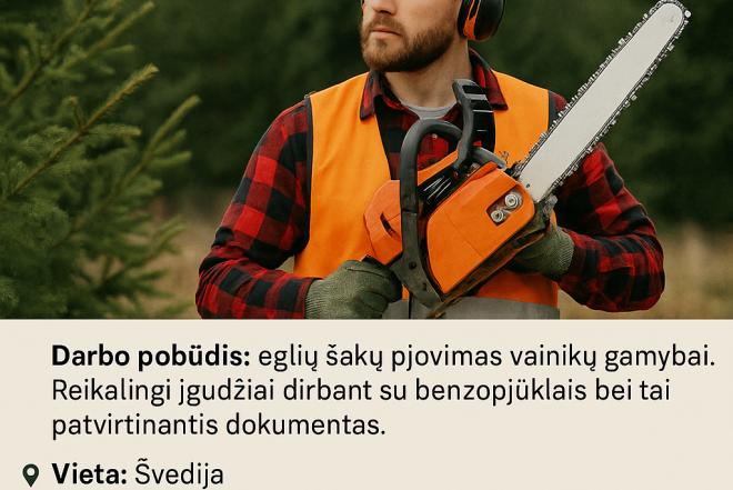 Trumpalaikis darbas Švedijojos miškuose!-0