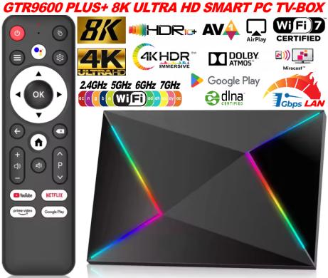 NAUJAS! 8K ULTRA PLUS+ TV-BOX-VIRŠ 2000 GOOGLE TV-KANALŲ NEMOKAMAI!-0