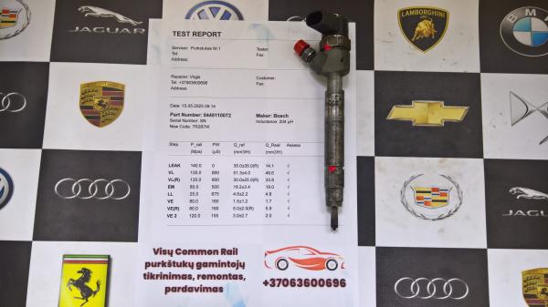 Kuro purkštukas Mercedes-E200. 0445110072-0
