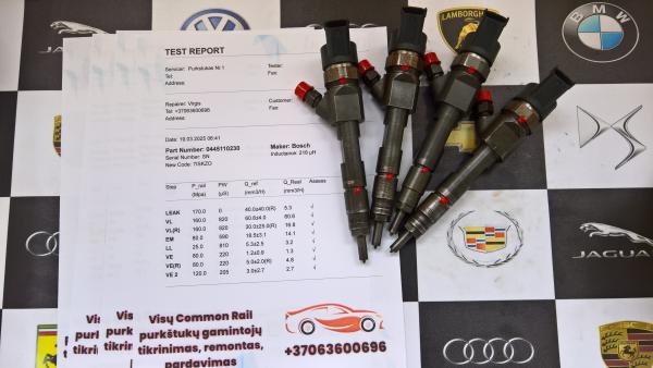 Kuro purkštukai Renault-Laguna. 0445110230-0