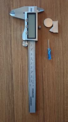 Nerūdijančio plieno elektroninis slankmatis su dideliu LCD ekranu-1