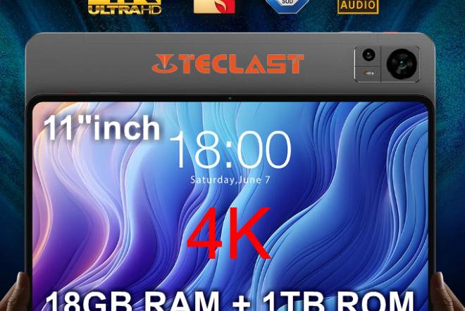 NAUJAS! TECLAST 4K UHD TAB PC+11.0"COLIŲ+5G+2SIM+IPTVI-0