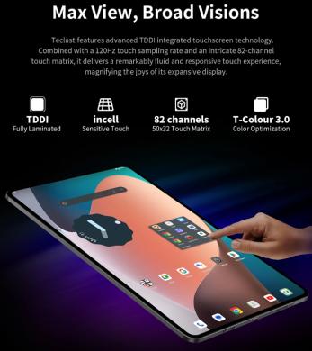 NAUJAS! TECLAST 4K UHD TAB PC+11.0"COLIŲ+5G+2SIM+IPTVI-2