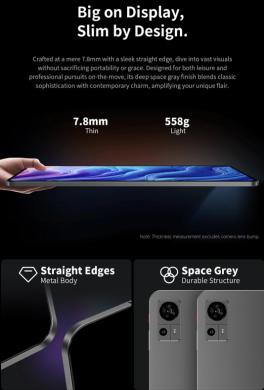 NAUJAS! TECLAST 4K UHD TAB PC+11.0"COLIŲ+5G+2SIM+IPTVI-3