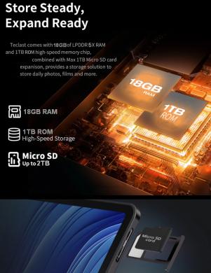 NAUJAS! TECLAST 4K UHD TAB PC+11.0"COLIŲ+5G+2SIM+IPTVI-4
