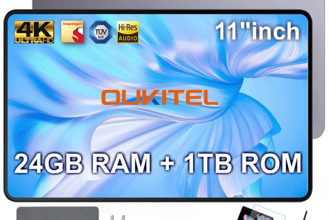 NAUJAS! OUKITEL TAB PC 4K UHD 11.0"COLIŲ+5G+2SIM+IPTVI-0