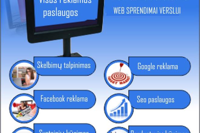 Skelbimų talpinimas, reklama internete. Visos reklamos paslaugos-0