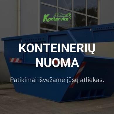 Konteinerių nuoma ir atliekų išvežimas Vilniuje (+50km)-0