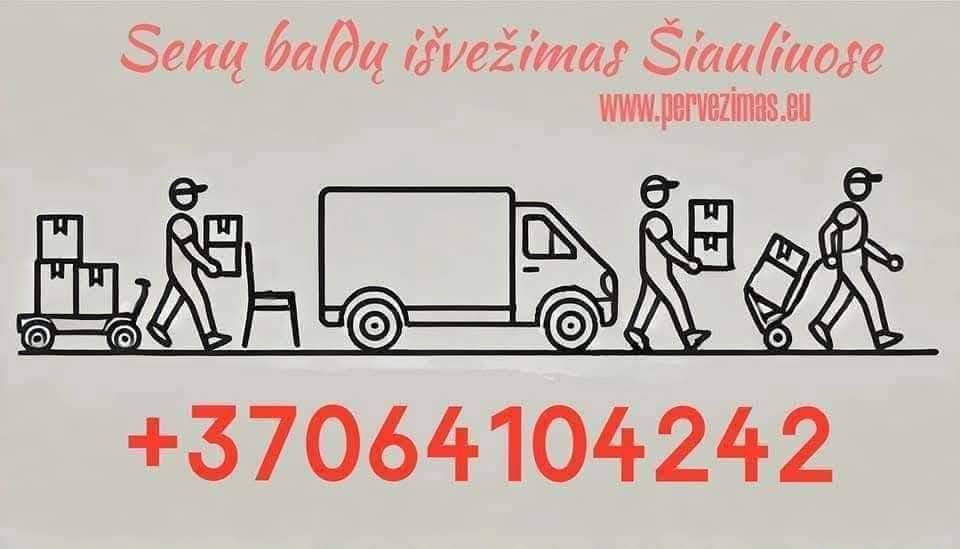 Senų baldų išvežimas Šiauliuose-0