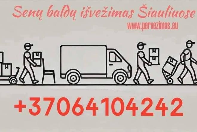 Senų baldų išvežimas Šiauliuose-0