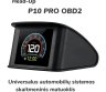 Automobilių sistemos skaitmeninis matuoklis P10-PRO OBD2-0