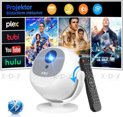 4K TV-PROJEKTORIUS+VIRŠ 2000 GOOGLE TV KANALŲ NEMOKAMAI!-0
