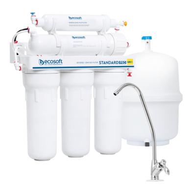 Ecosoft RO-5 atvirkštinio osmoso vandens filtravimo sistema-0