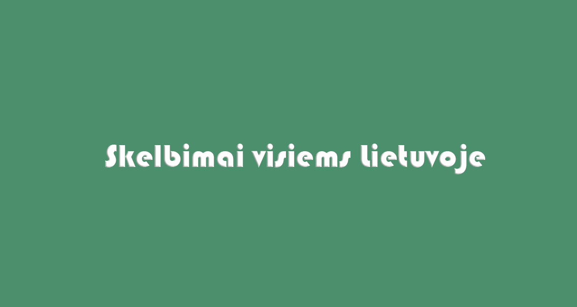 Skelbimų Lietuvoje Facebook grupė-0