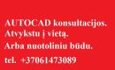 AUTOCAD konsultacijos, atvykstu į vietą arba konsultuoju nuotoliniu būdų 861473089-0