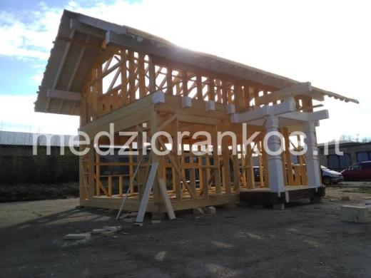 Rankų darbo rąstiniai, skydiniai, karkasiniai namai ir pirtys-0