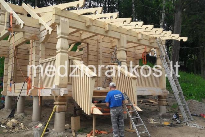 Rankų darbo rąstiniai, skydiniai, karkasiniai namai ir pirtys-0