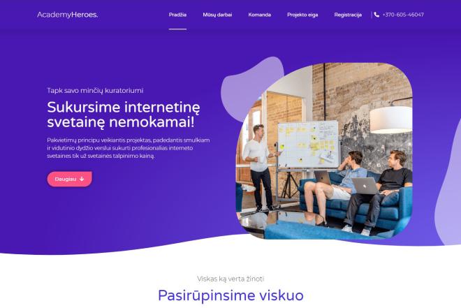 Sukursime internetinę svetainę nemokamai!-0