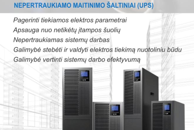 Nepertraukiamo maitinimo šaltiniai (UPS)/ Asistemos-0