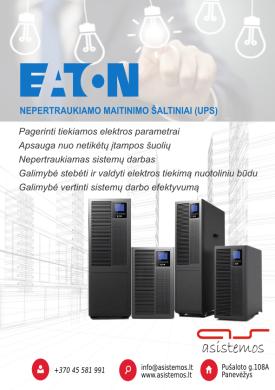 Nepertraukiamo maitinimo šaltiniai (UPS)/ Asistemos-0